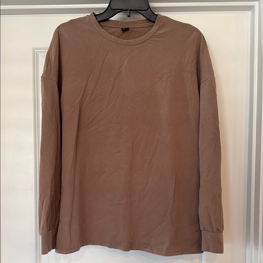 Women’s Brown Long Sleeve Shirt